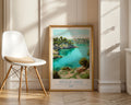 Apulia Lakes Italy Poster - GroovyGrove