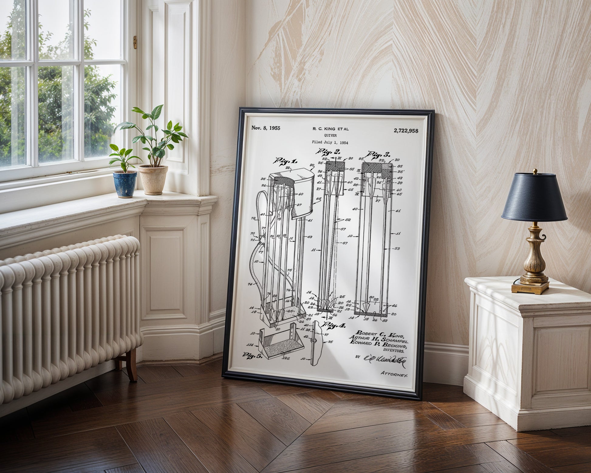 Archer's Quiver 1955 Patent Poster - GroovyGrove