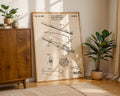 Archery Arrow Fletching 1950 Patent Poster - GroovyGrove