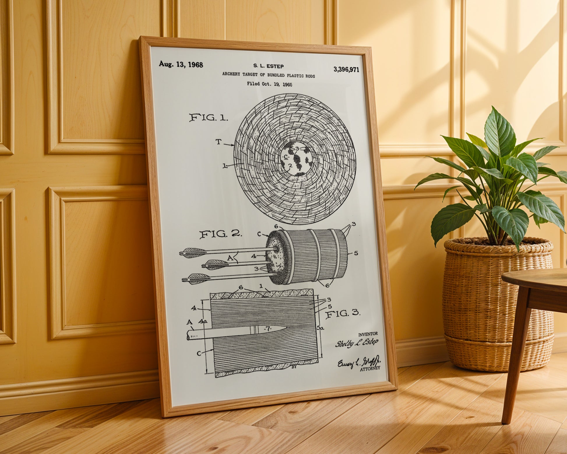 Archery Target 1968 Patent Poster - GroovyGrove