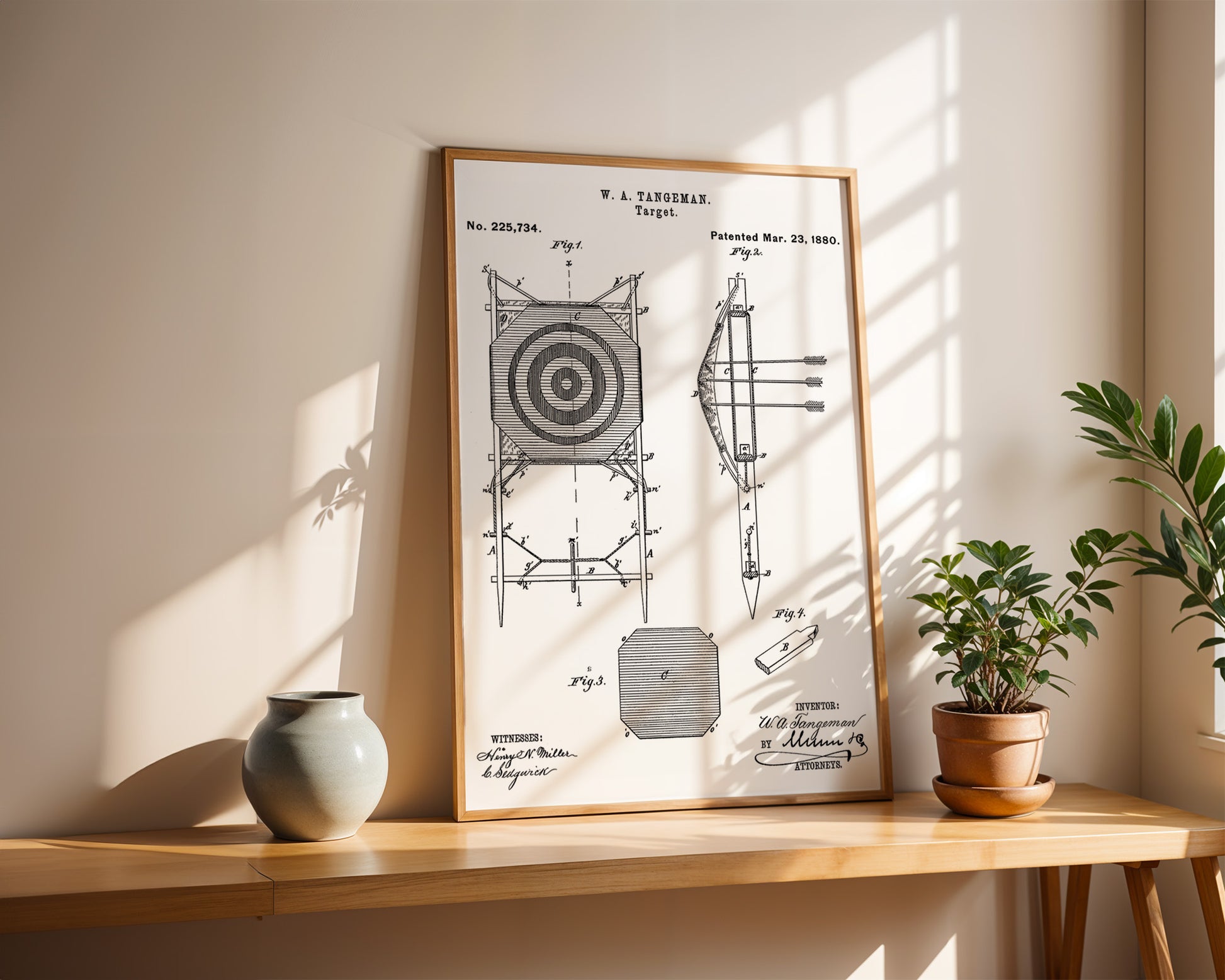 Archery Target 1880 Patent Poster - GroovyGrove