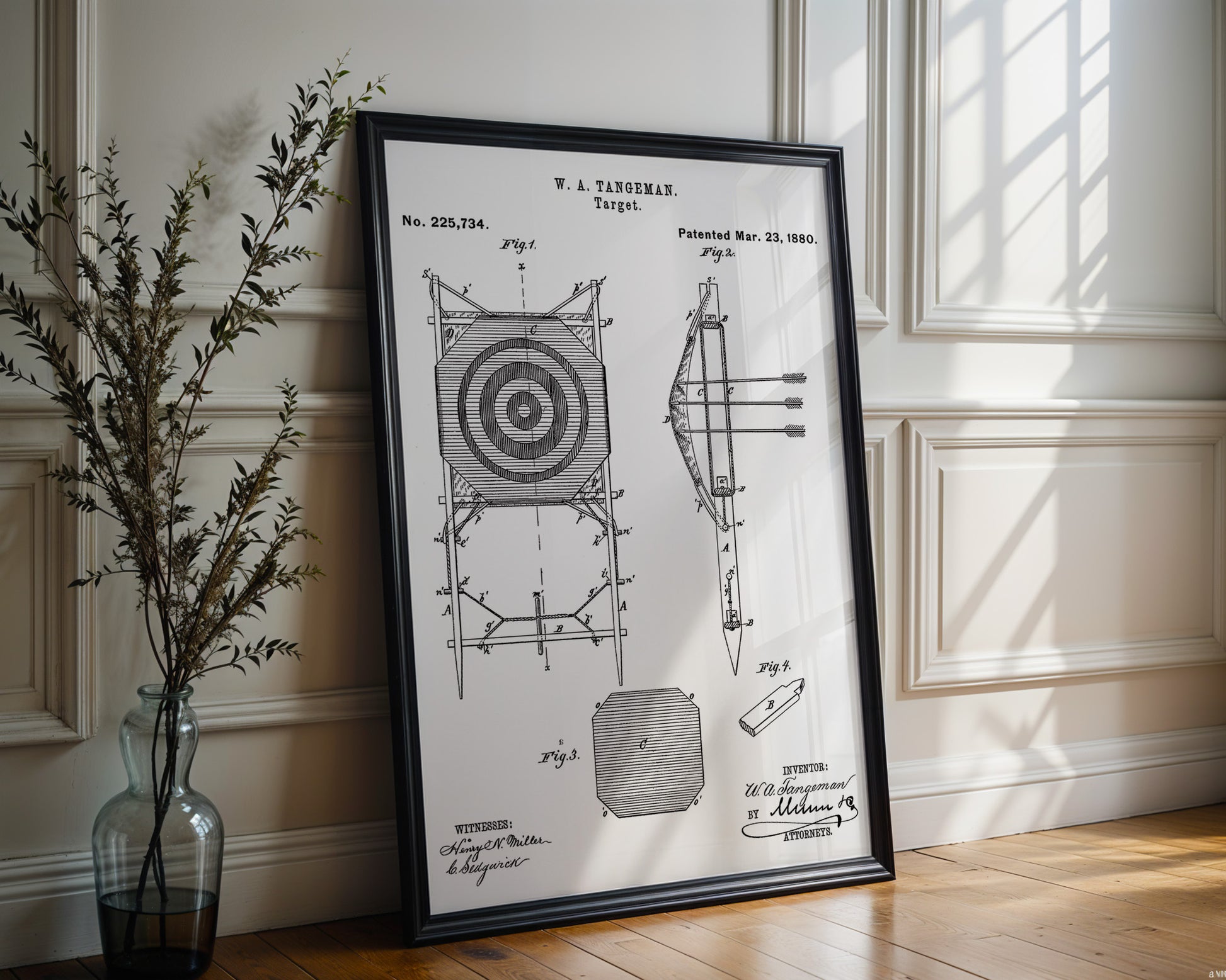 Archery Target 1880 Patent Poster - GroovyGrove