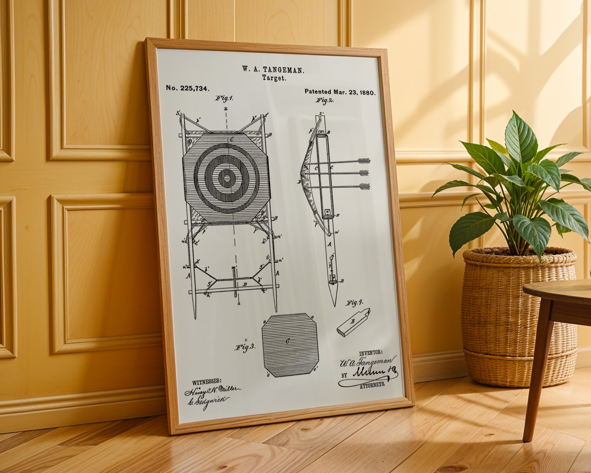 Archery Target 1880 Patent Poster - GroovyGrove