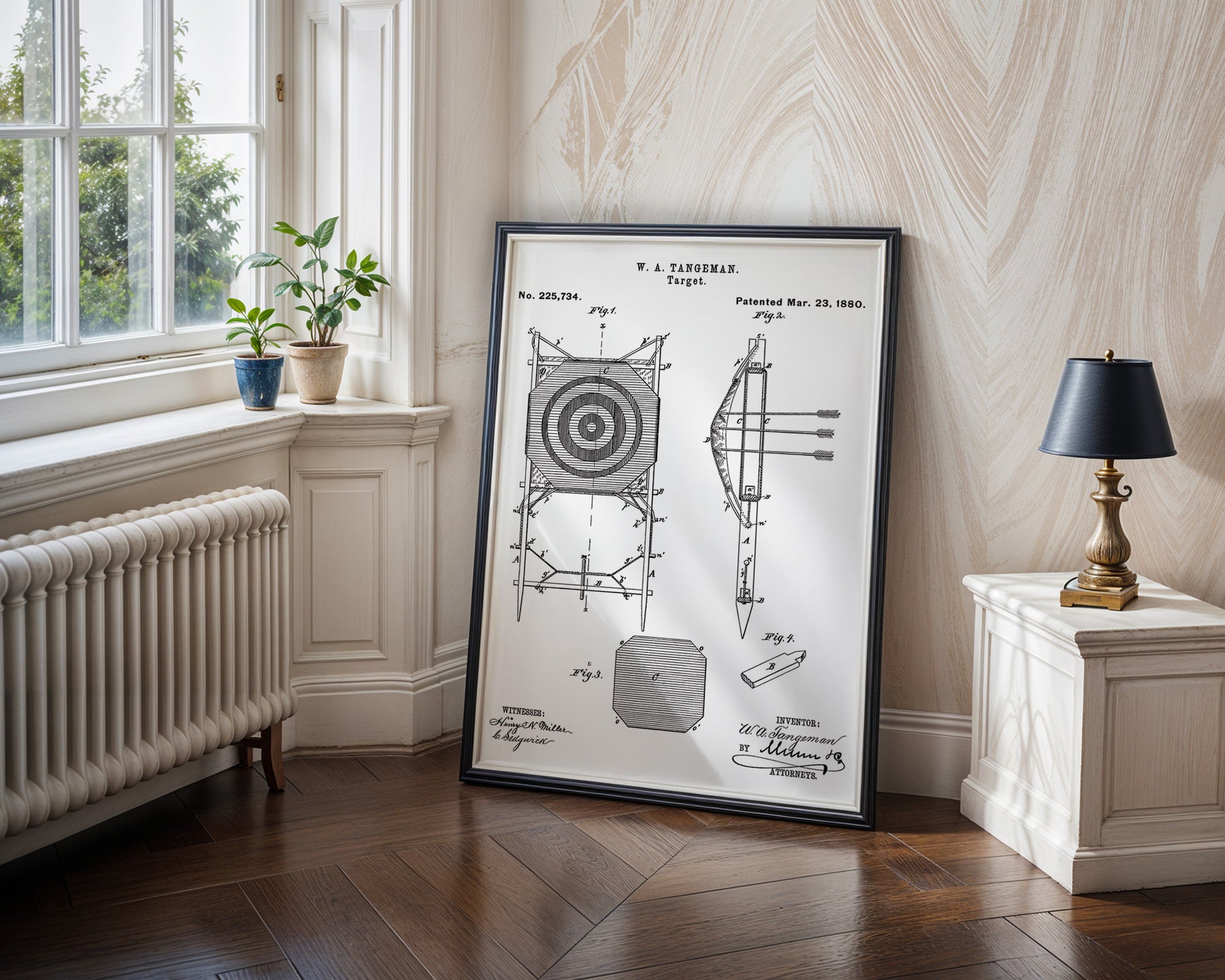 Archery Target 1880 Patent Poster - GroovyGrove