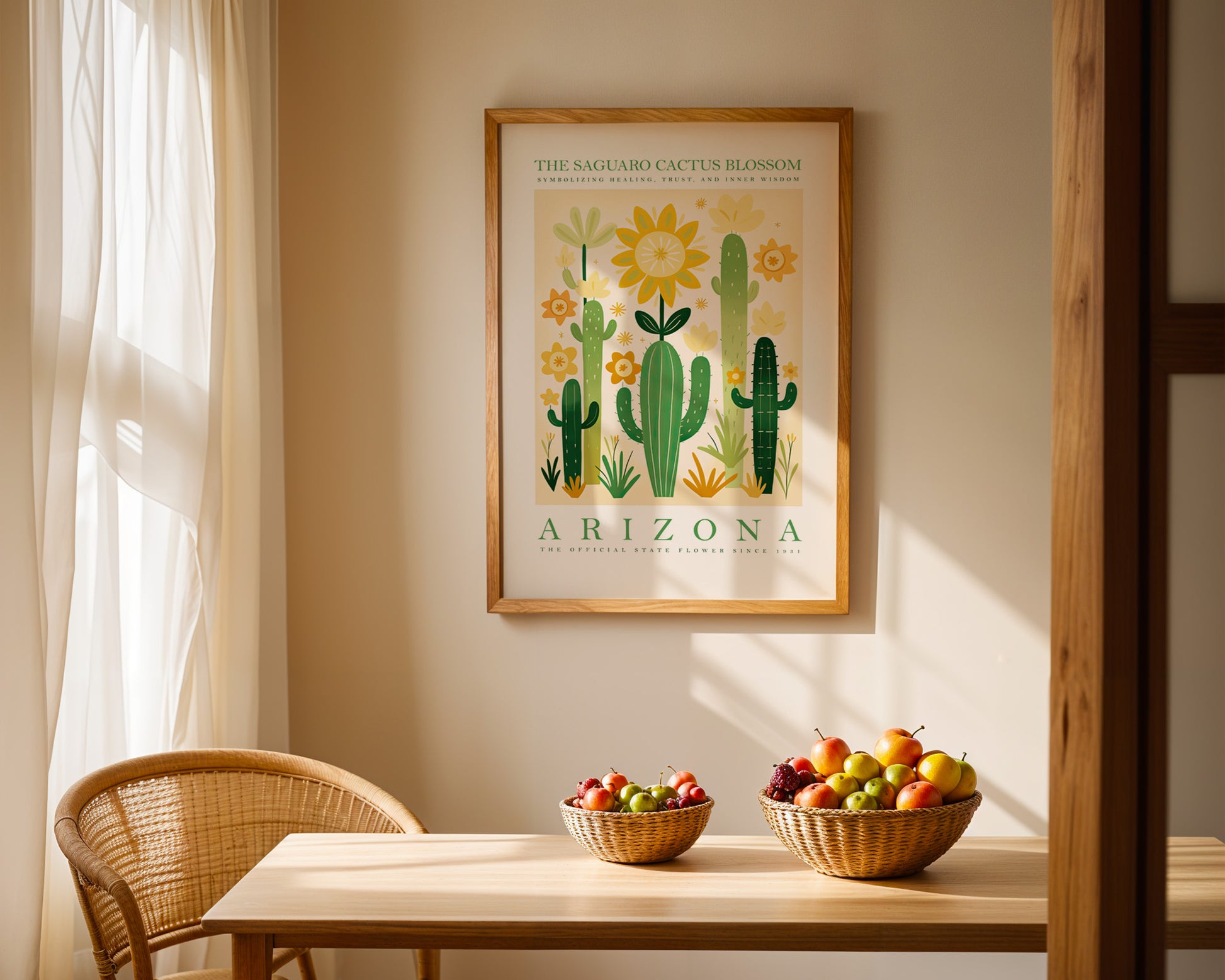 Arizona State Flower Poster - GroovyGrove