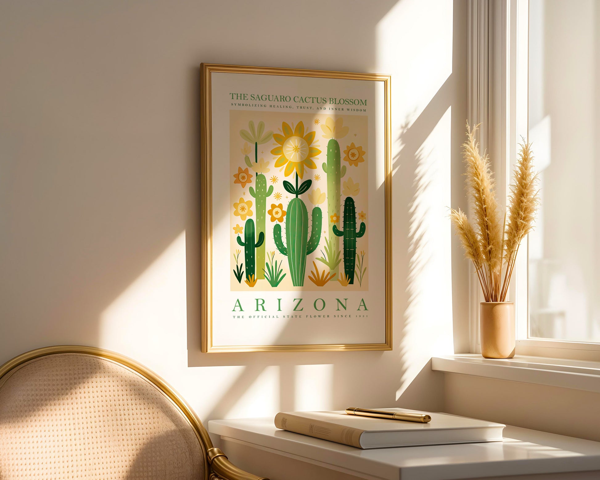 Arizona State Flower Poster - GroovyGrove