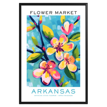 Arkansas State Flower Market Poster - GroovyGrove