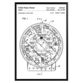 Astronomical Time Clock 1995 Patent Poster - GroovyGrove