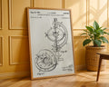 Astronomy Navigation Device 1952 Patent Poster - GroovyGrove