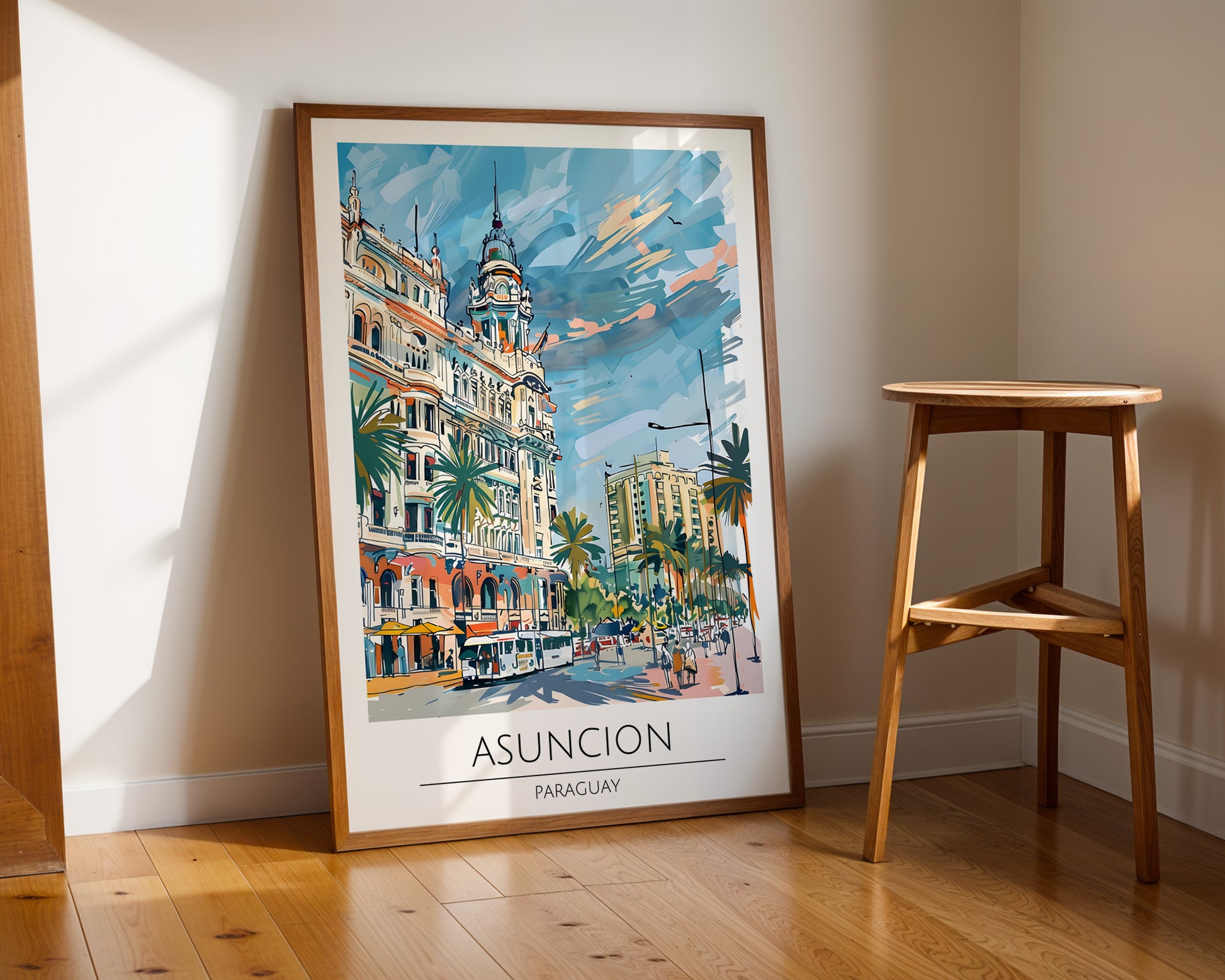 Asuncion Paraguay Travel Poster - GroovyGrove