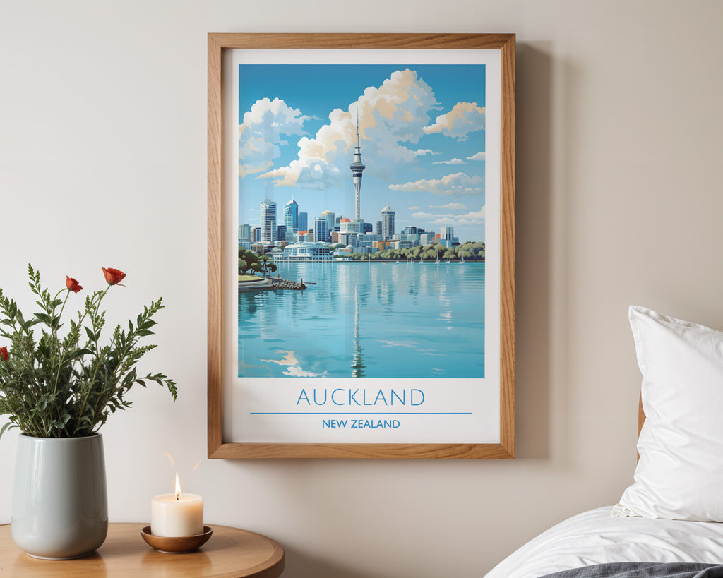 Auckland New Zealand Poster - GroovyGrove