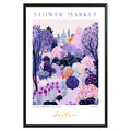 Austin Texas Flower Market Poster - GroovyGrove