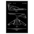 B2 Stealth Bomber 1991 Patent Poster - GroovyGrove