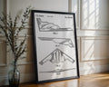 B2 Stealth Bomber 1991 Patent Poster - GroovyGrove