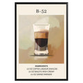 B-52 Vintage Cocktail Poster - GroovyGrove