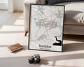 Basildon United Kingdom City Map Poster - GroovyGrove