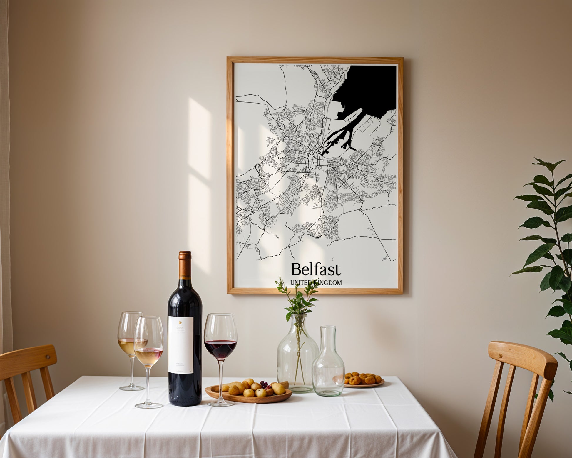 Belfast United Kingdom City Map Poster - GroovyGrove