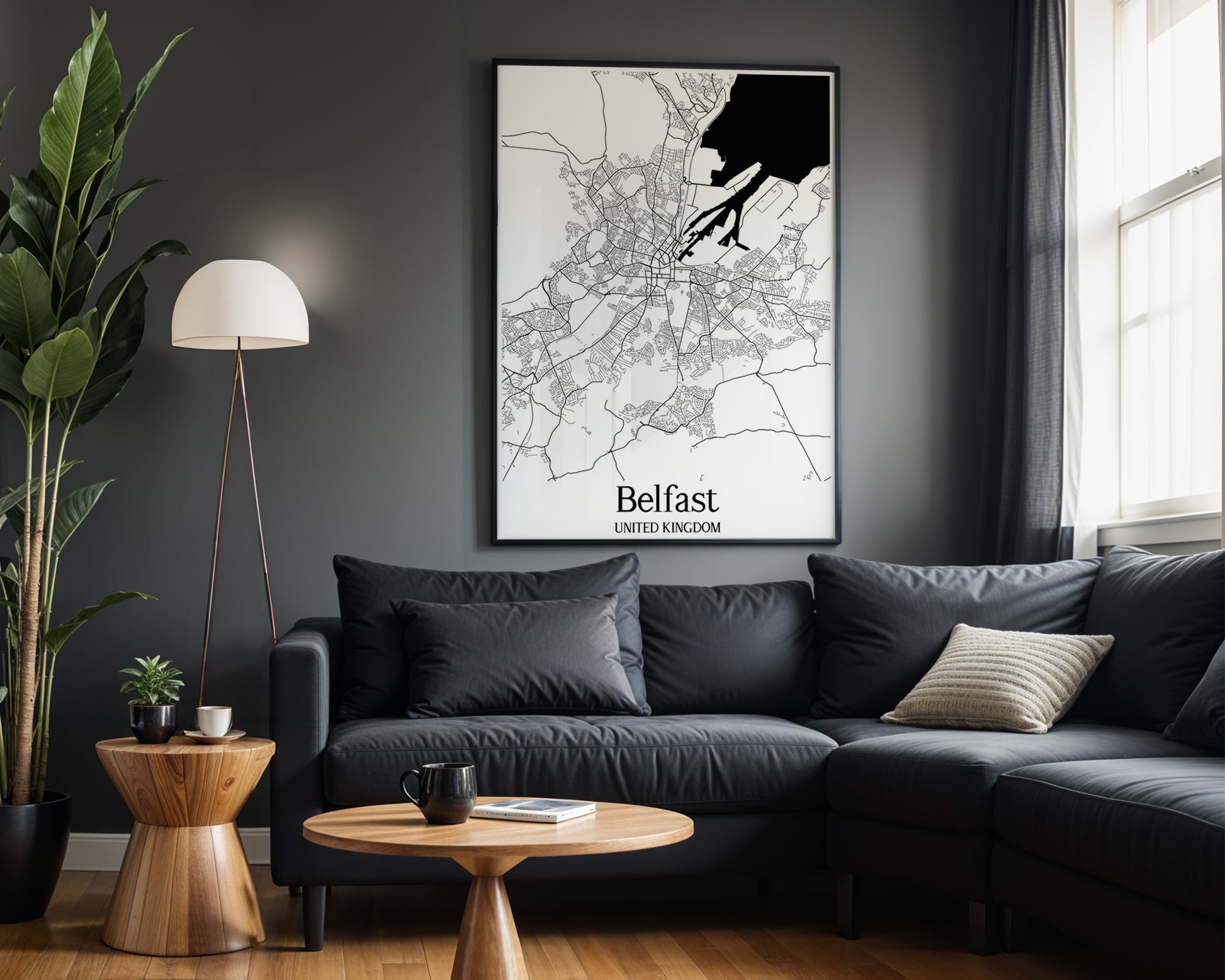 Belfast United Kingdom City Map Poster - GroovyGrove