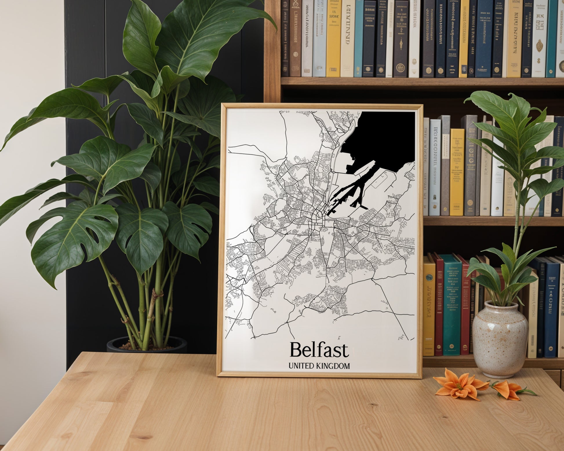 Belfast United Kingdom City Map Poster - GroovyGrove