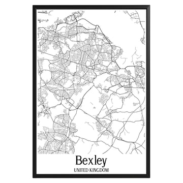 Bexley United Kingdom City Map Poster - GroovyGrove