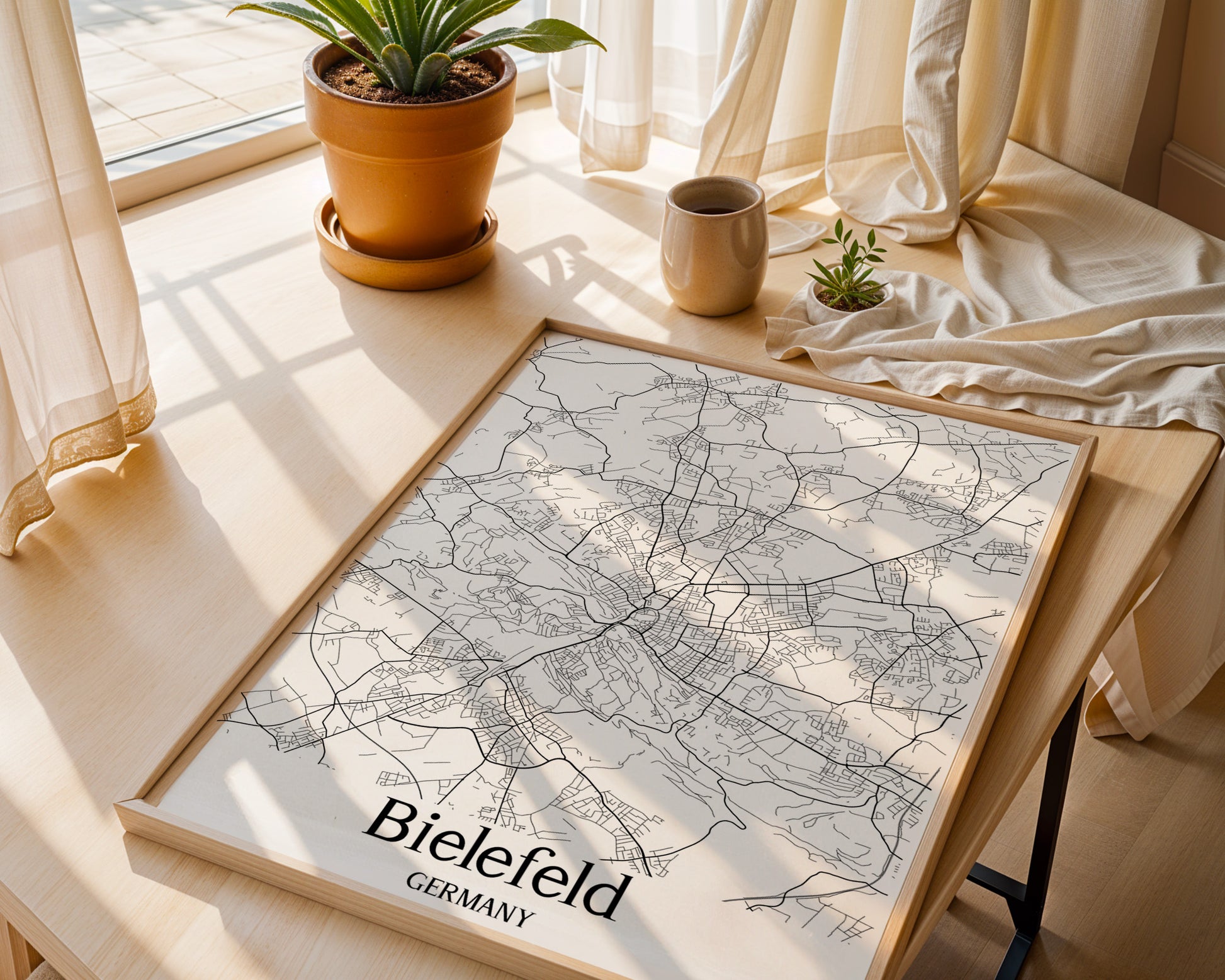 Bielefeld Germany City Map Poster - GroovyGrove