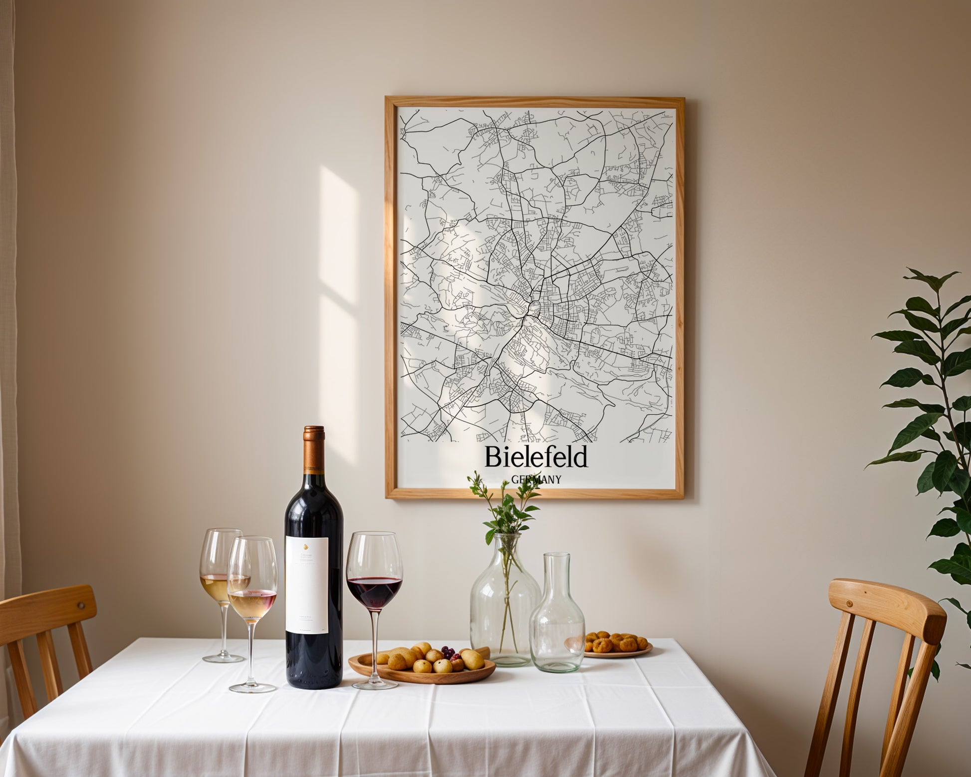 Bielefeld Germany City Map Poster - GroovyGrove