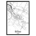 Bilbao Spain City Map Poster - GroovyGrove