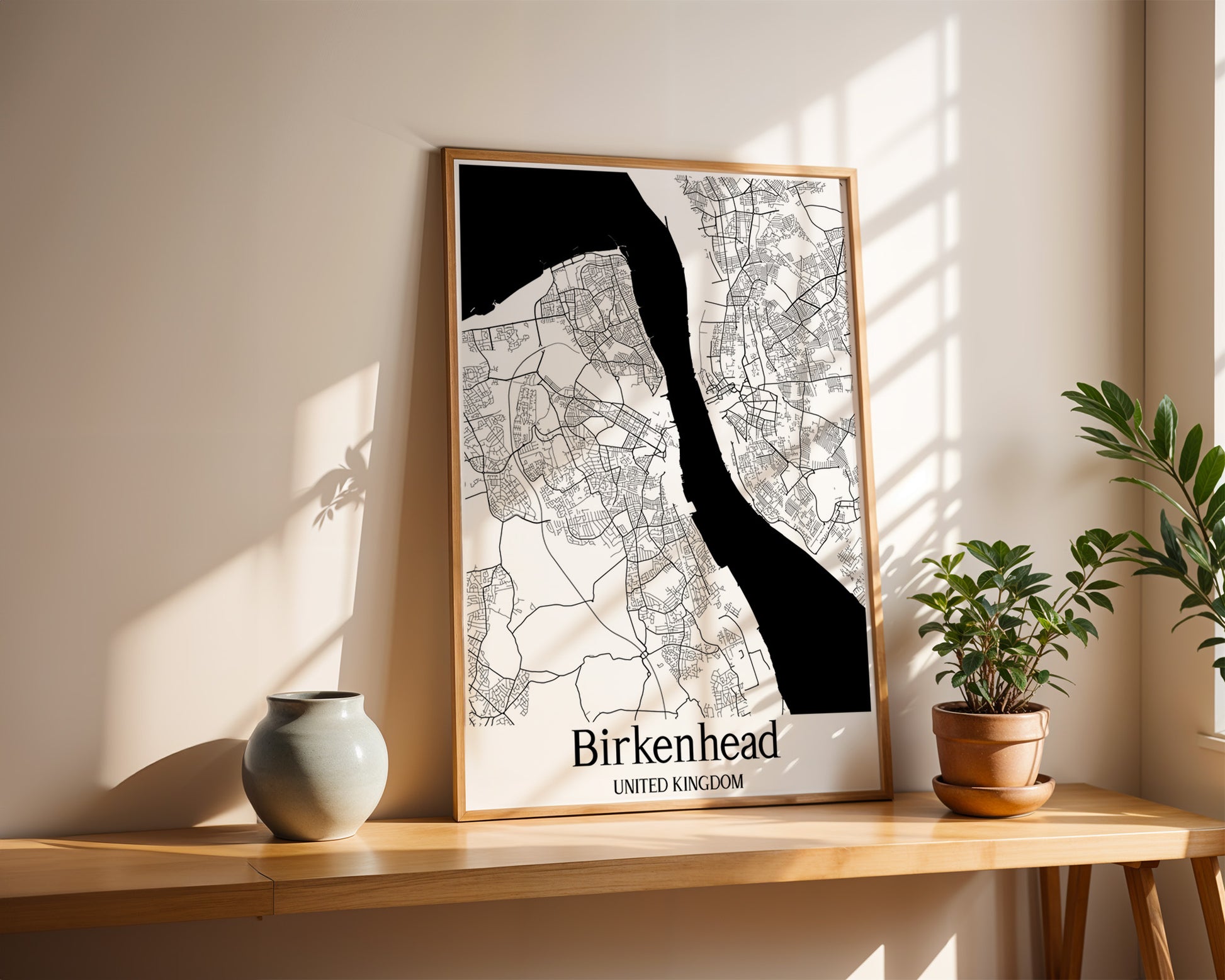 Birkenhead United Kingdom City Map Poster - GroovyGrove