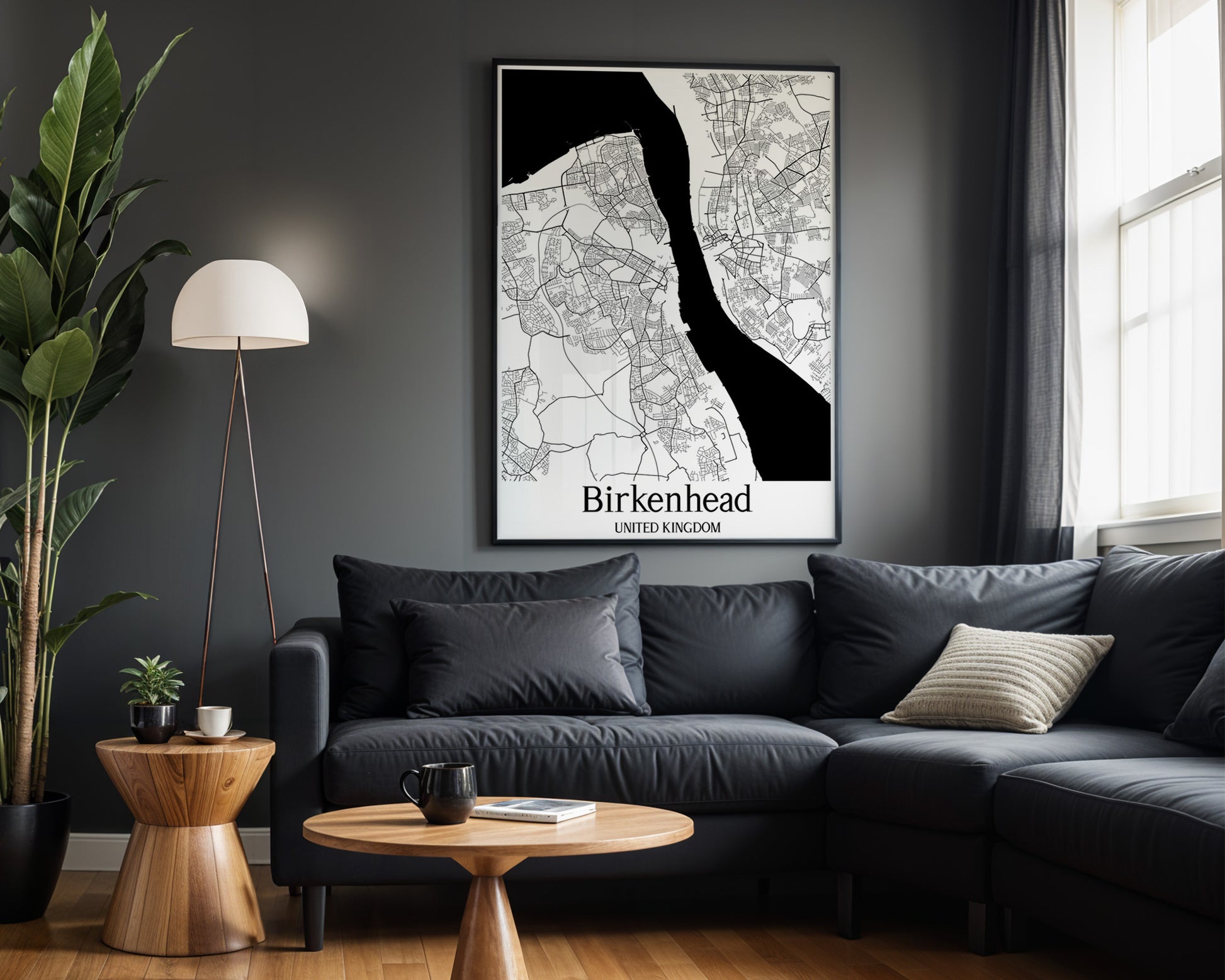 Birkenhead United Kingdom City Map Poster - GroovyGrove