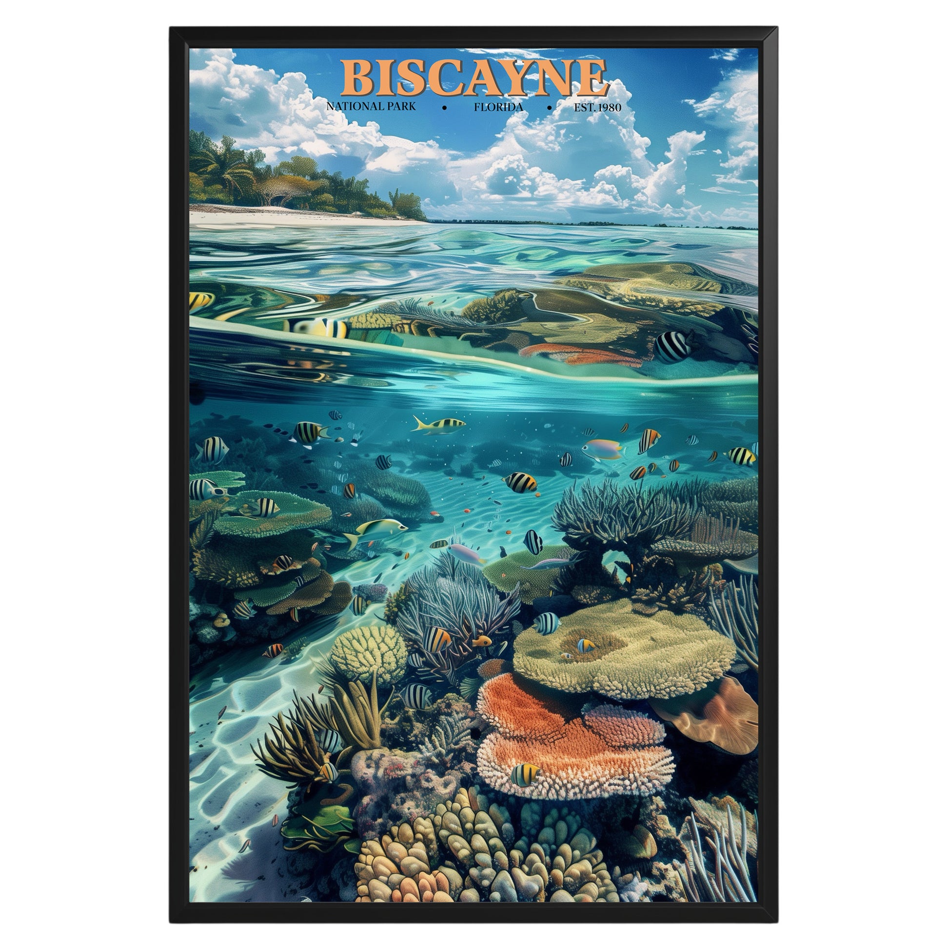 Biscayne National Park Vintage Poster - GroovyGrove