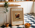 Black Russian Vintage Cocktail Poster - GroovyGrove