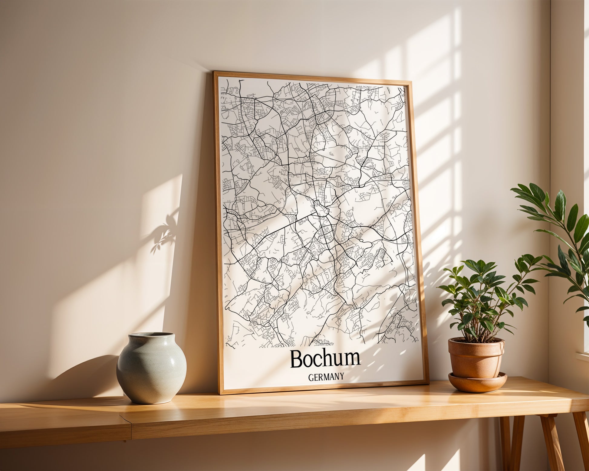 Bochum Germany City Map Poster - GroovyGrove