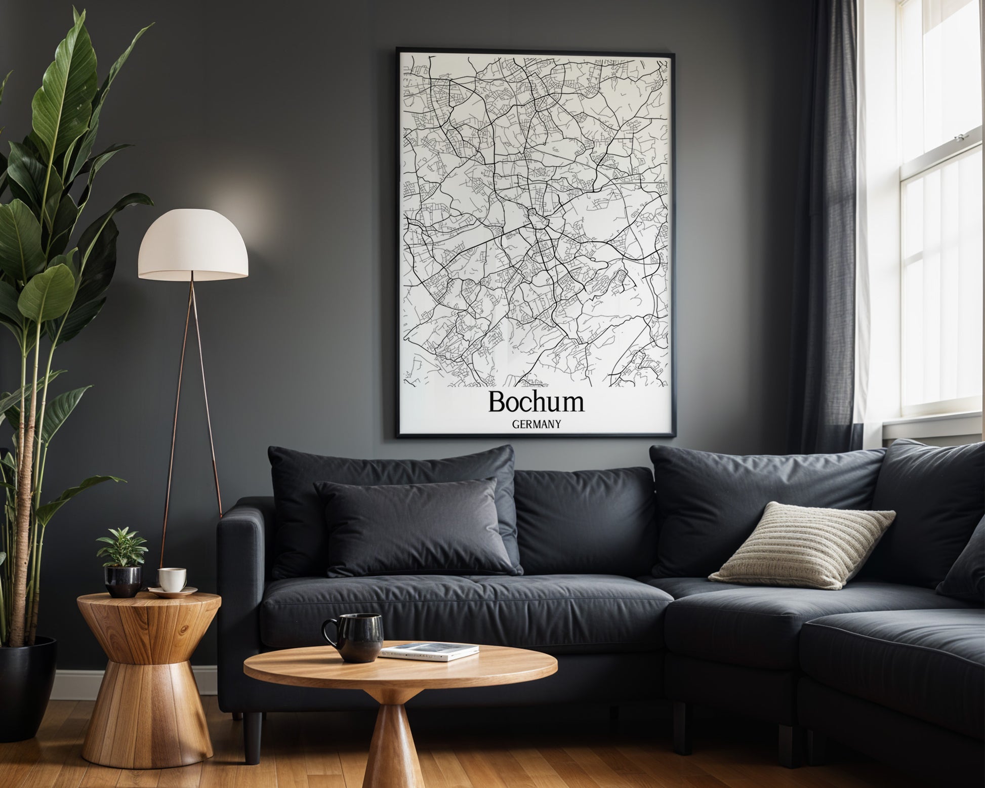 Bochum Germany City Map Poster - GroovyGrove