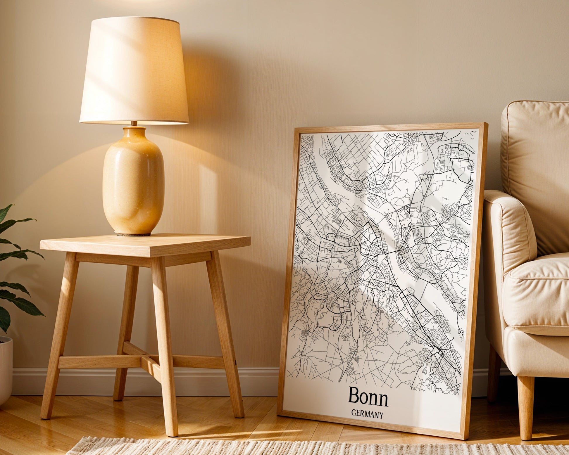 Bonn Germany City Map Poster - GroovyGrove