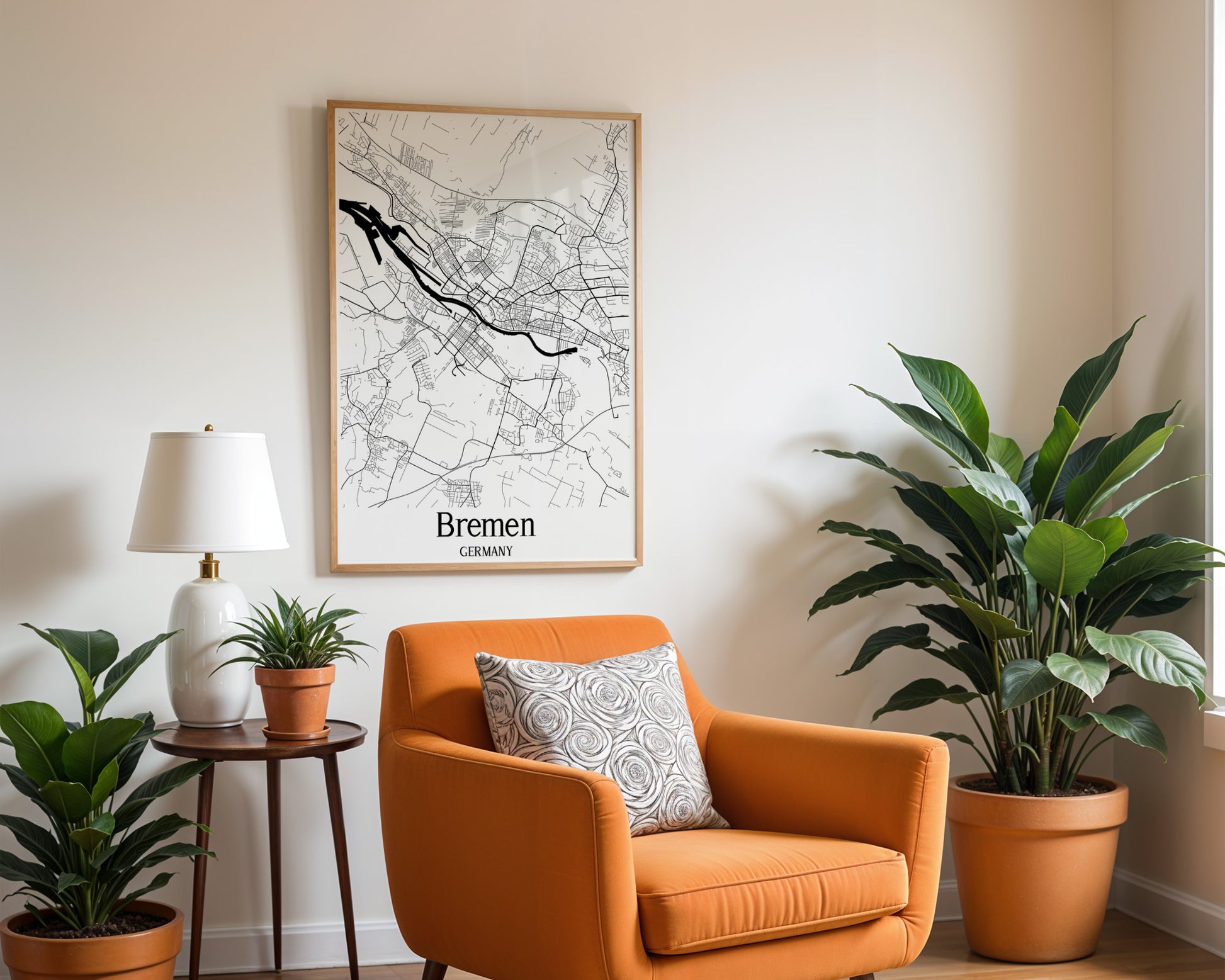 Bremen Germany City Map Poster - GroovyGrove