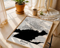 Brest France City Map Poster - GroovyGrove