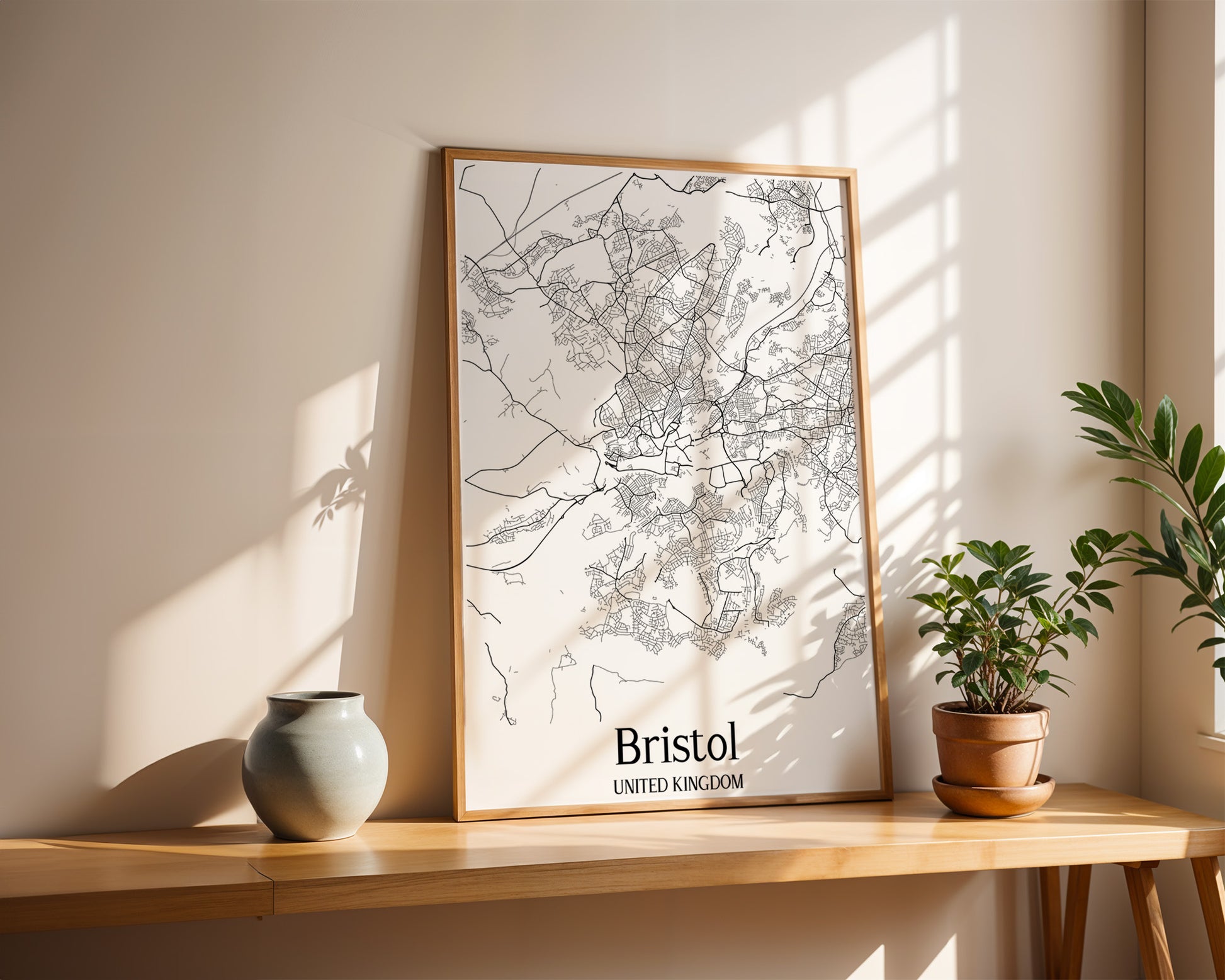 Bristol United Kingdom City Map Poster - GroovyGrove