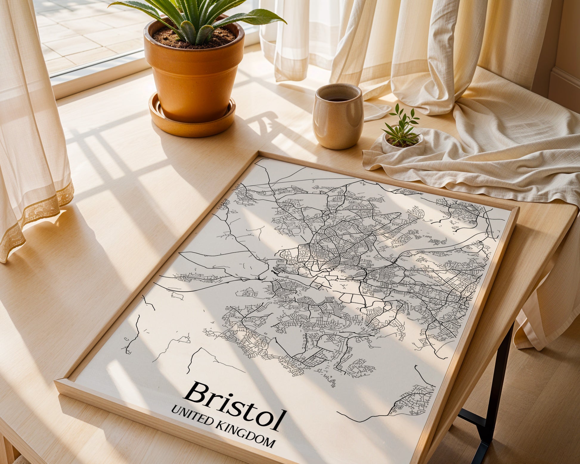 Bristol United Kingdom City Map Poster - GroovyGrove