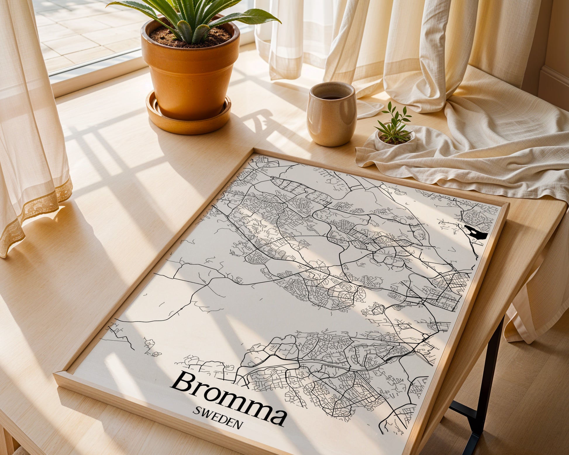 Bromma Sweden City Map Poster - GroovyGrove