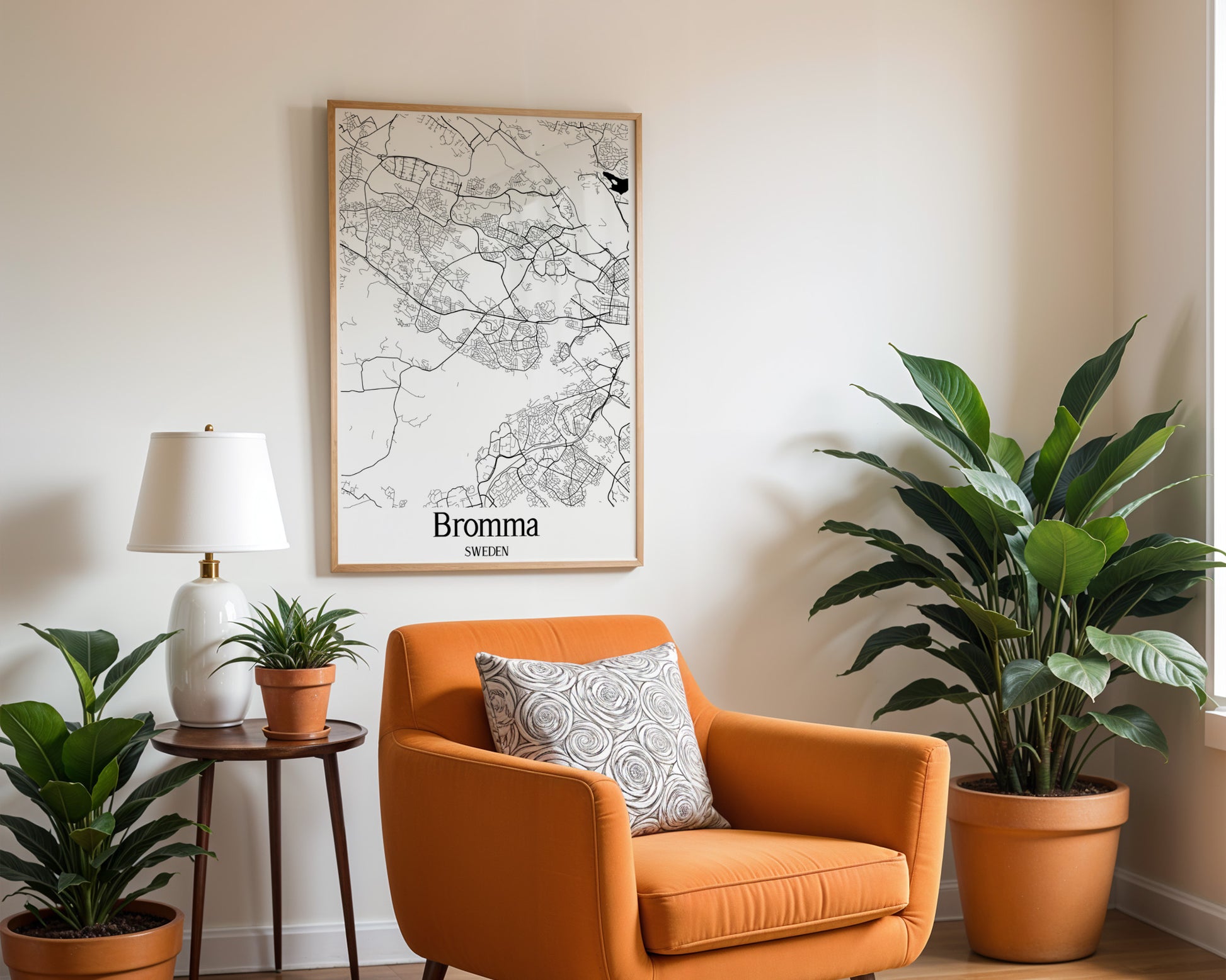 Bromma Sweden City Map Poster - GroovyGrove