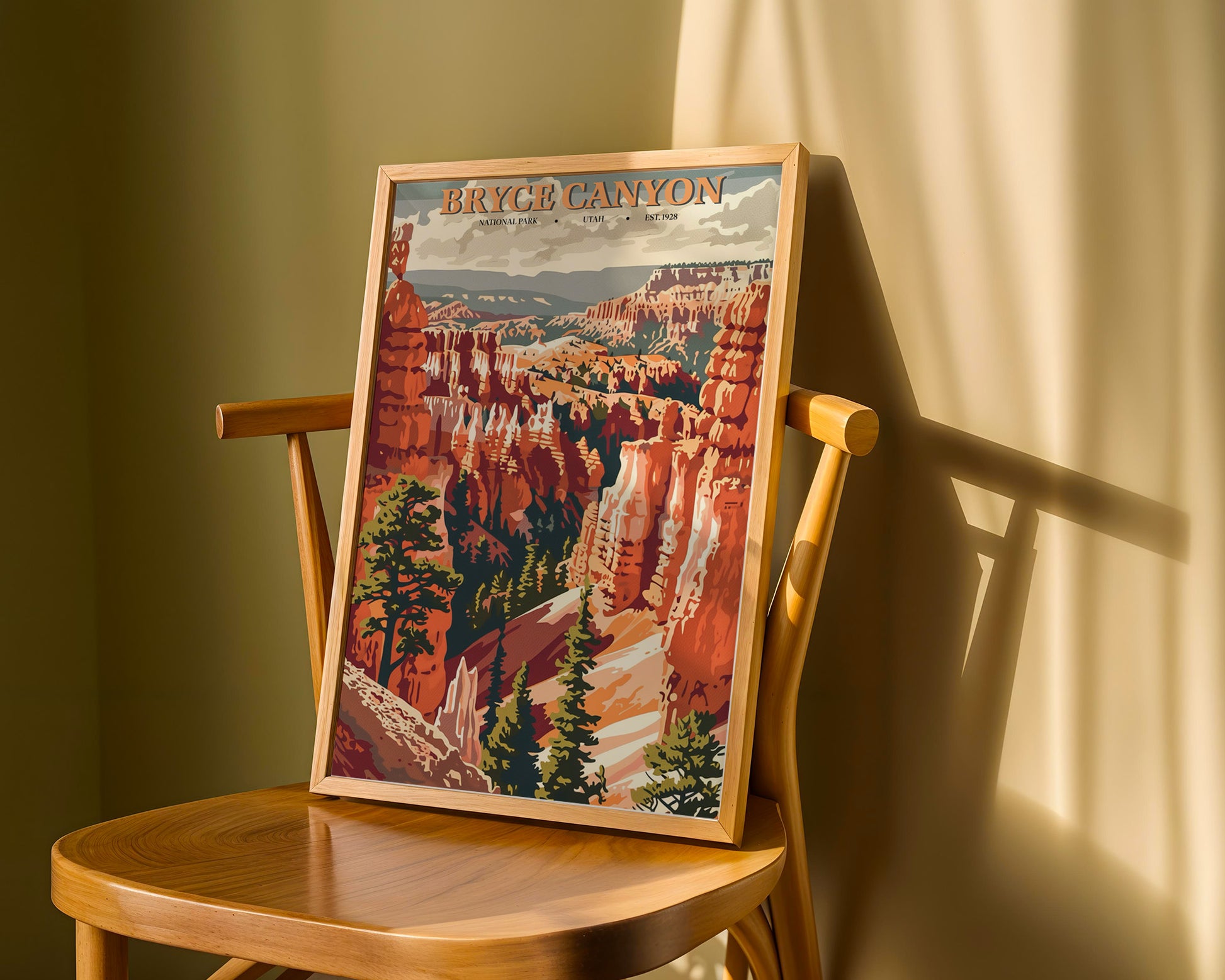 Bryce Canyon National Park Vintage Poster - GroovyGrove