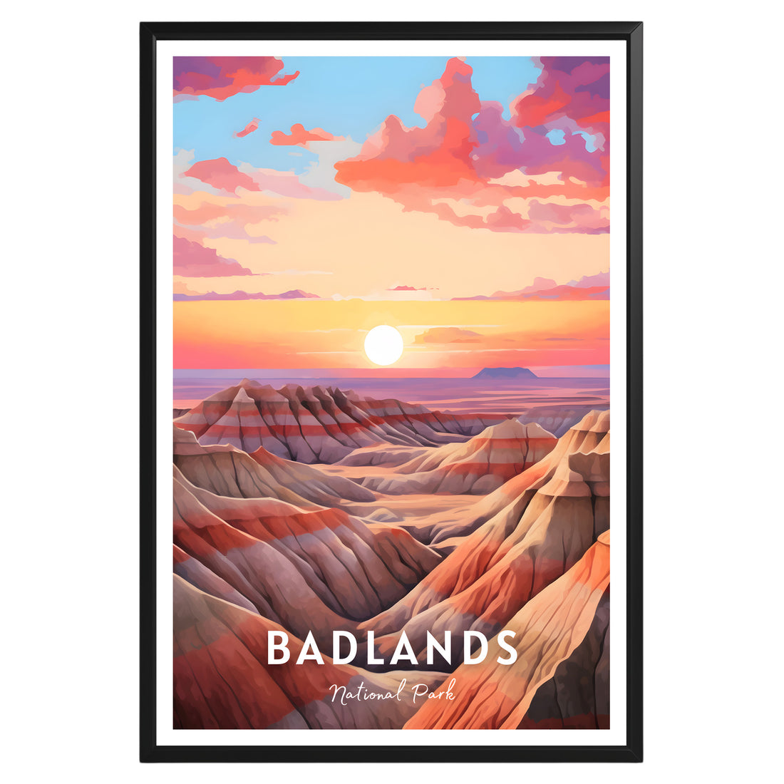 Badlands National Park Poster - GroovyGrove