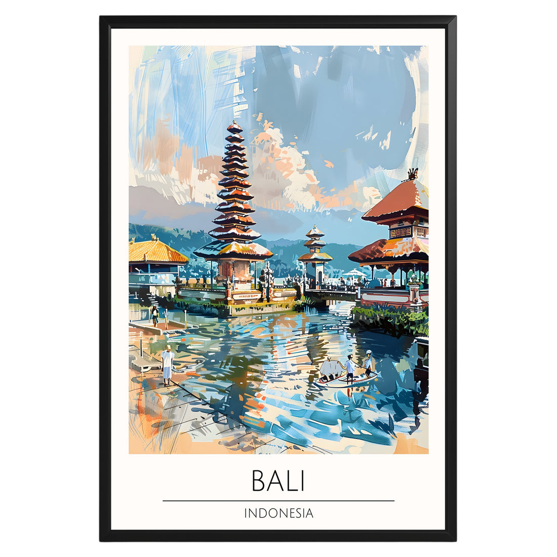 Bali Indonesia Travel Poster - GroovyGrove