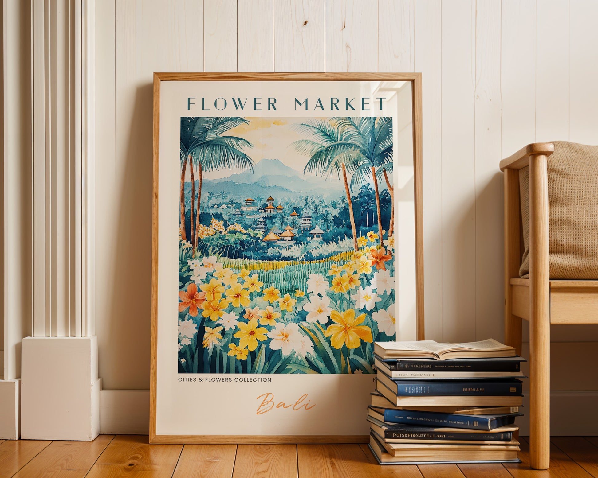 Bali Indonesia Flower Market Poster - GroovyGrove