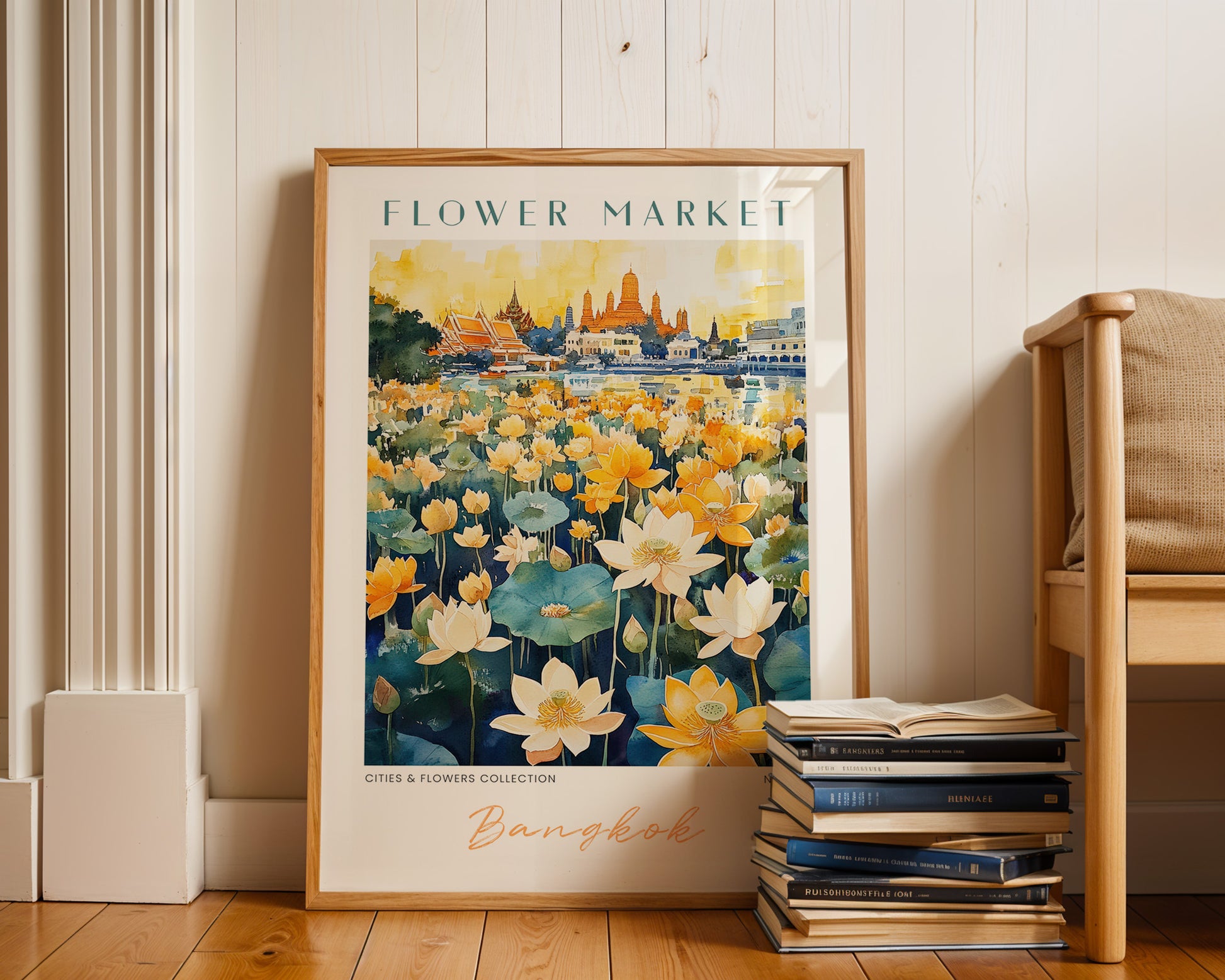 Bangkok Thailand Flower Market Poster - GroovyGrove