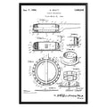 Banjo Resonator Folk 1926 Patent Poster - GroovyGrove