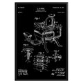 Barbers Chair 1901 Patent Poster - GroovyGrove