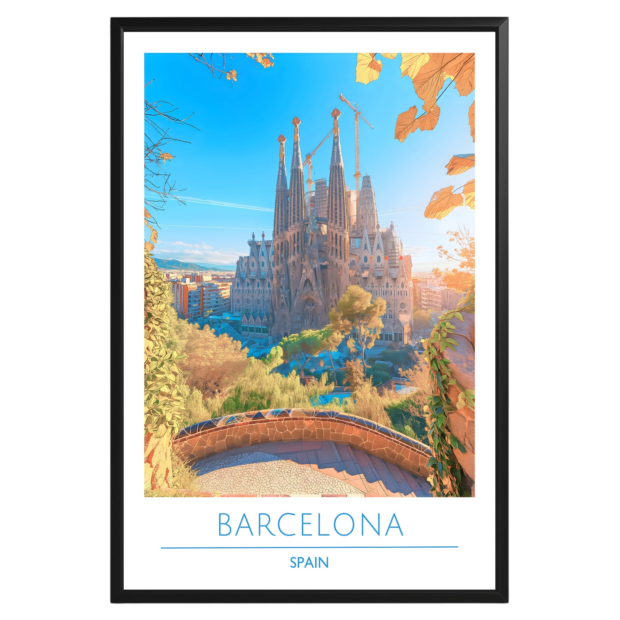 Barcelona Spain Poster - GroovyGrove