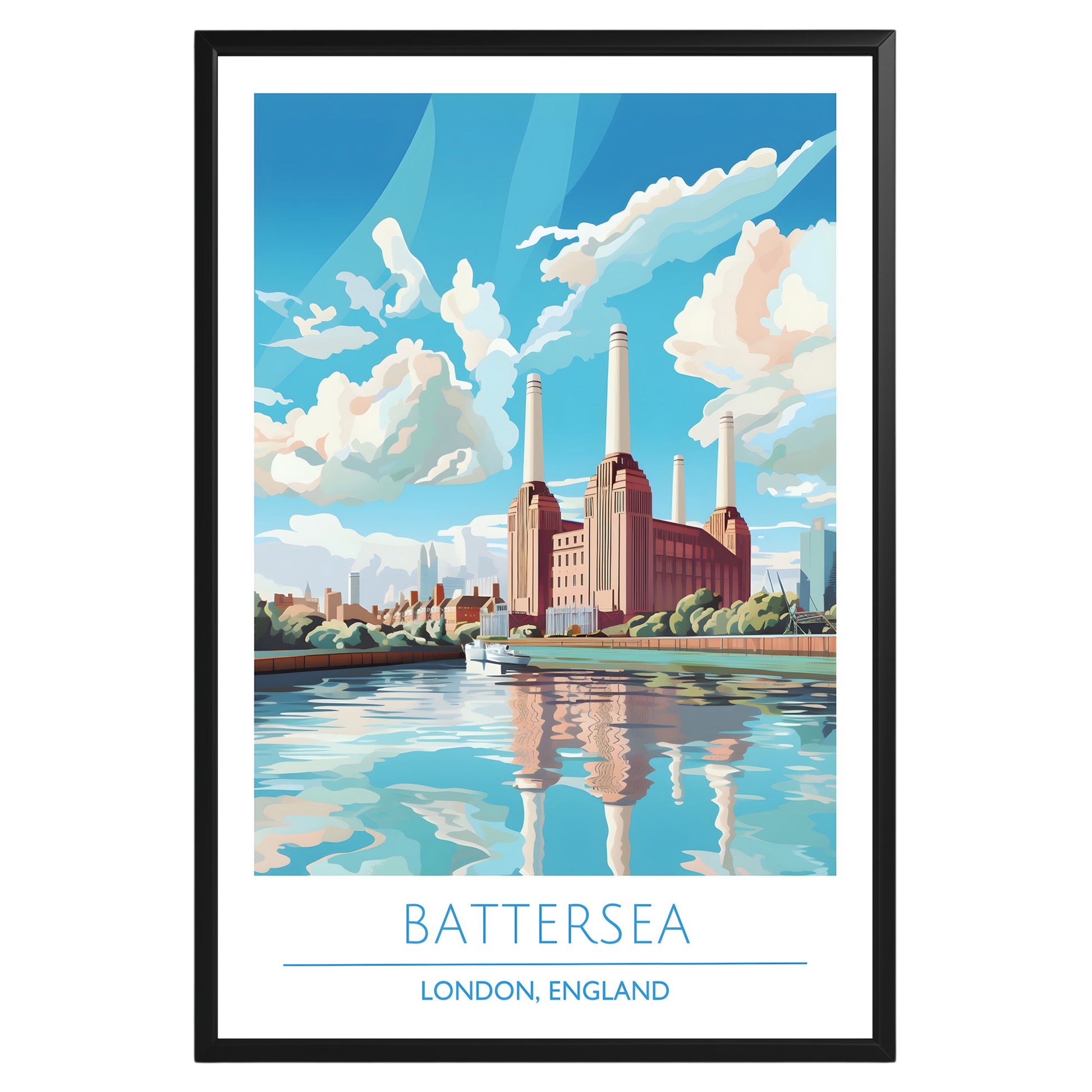 Battersea London England Poster - GroovyGrove