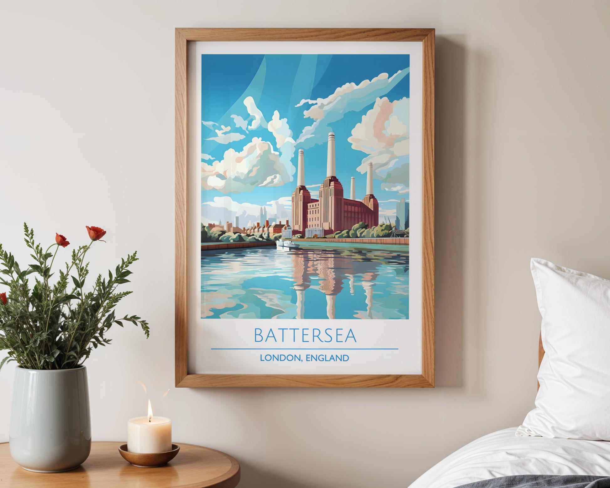 Battersea London England Poster - GroovyGrove